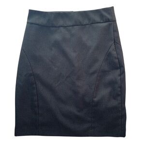 Banana Republic Factory Gray Pencil Skirt Lined Back Zip - Size 8P